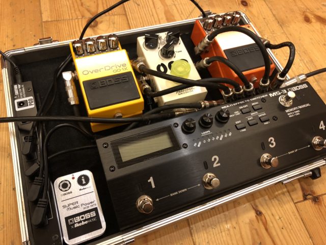 BOSS MS-3 & FS-7(デュアルケーブル付き) 楽器/器材 エフェクター 楽器