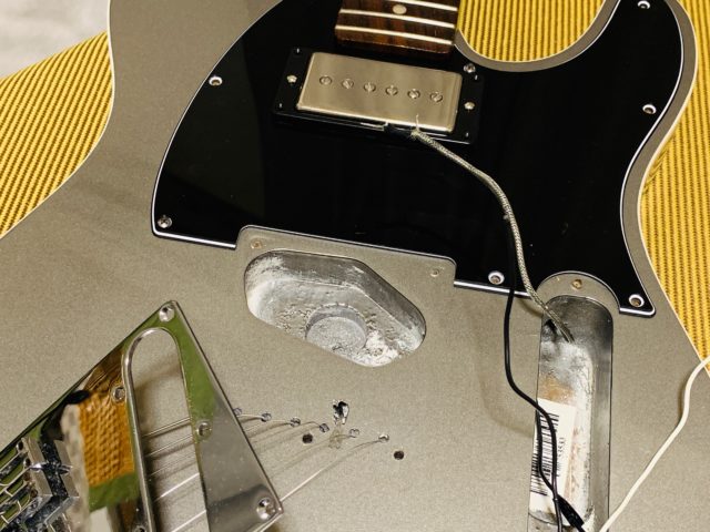 【改造】Fender USAのテレキャスターのフロントピックアップをハムバッカーに交換するぞ！