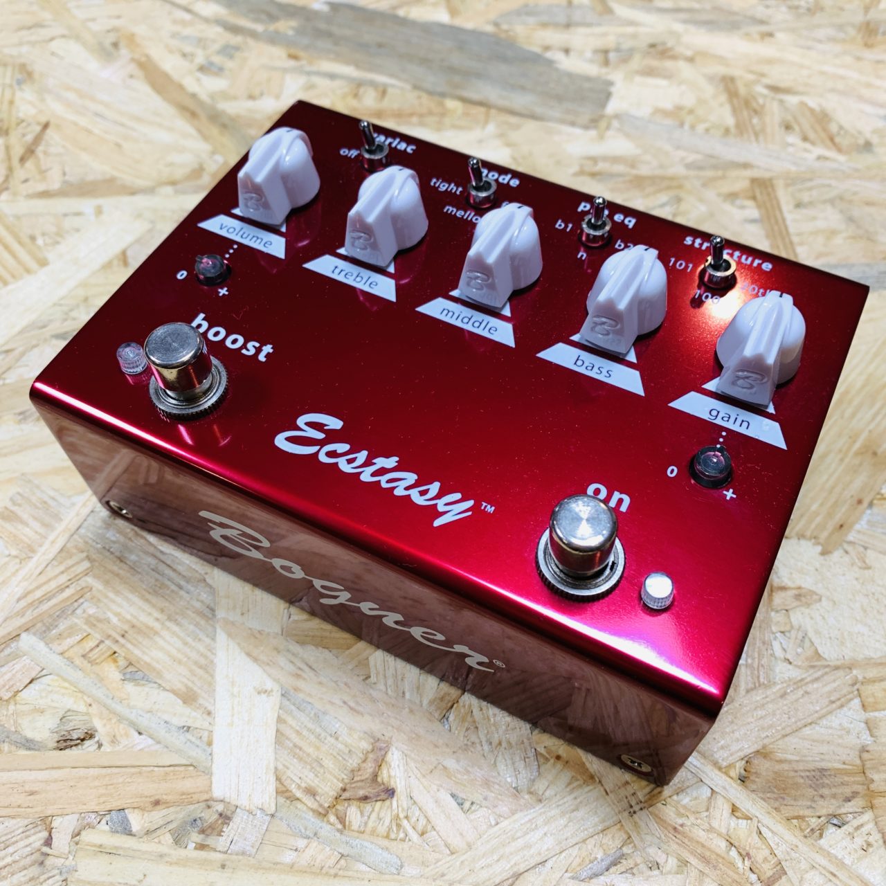 Bogner Ecstasy Red ボグナー エクスタシー フットスイッチ付き - ギター